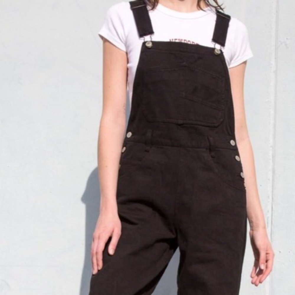 J. Galt Brandy Melville Black Denim Overalls